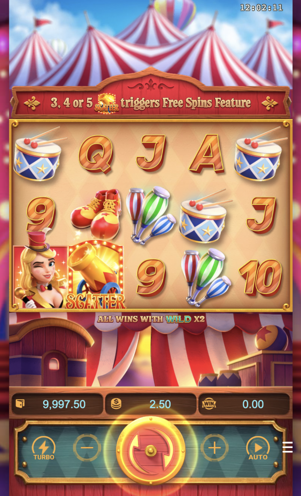 รีวิวเกม Circus Delight ละครสัตว์แสนสนุกและมหัศจรรย์