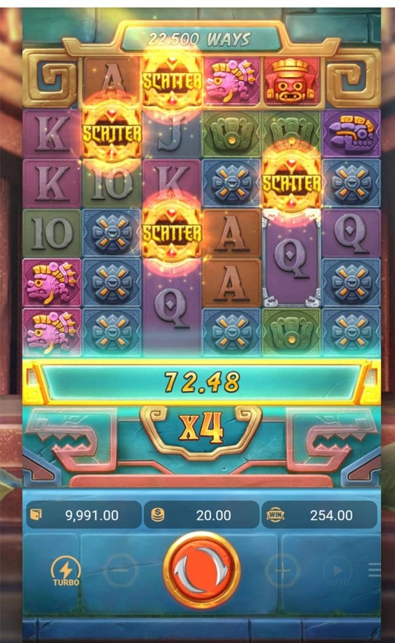 รีวิวเกมสล็อต Treasures of AZTEC Pgslot อัตราการจ่ายสัญลักษณ์