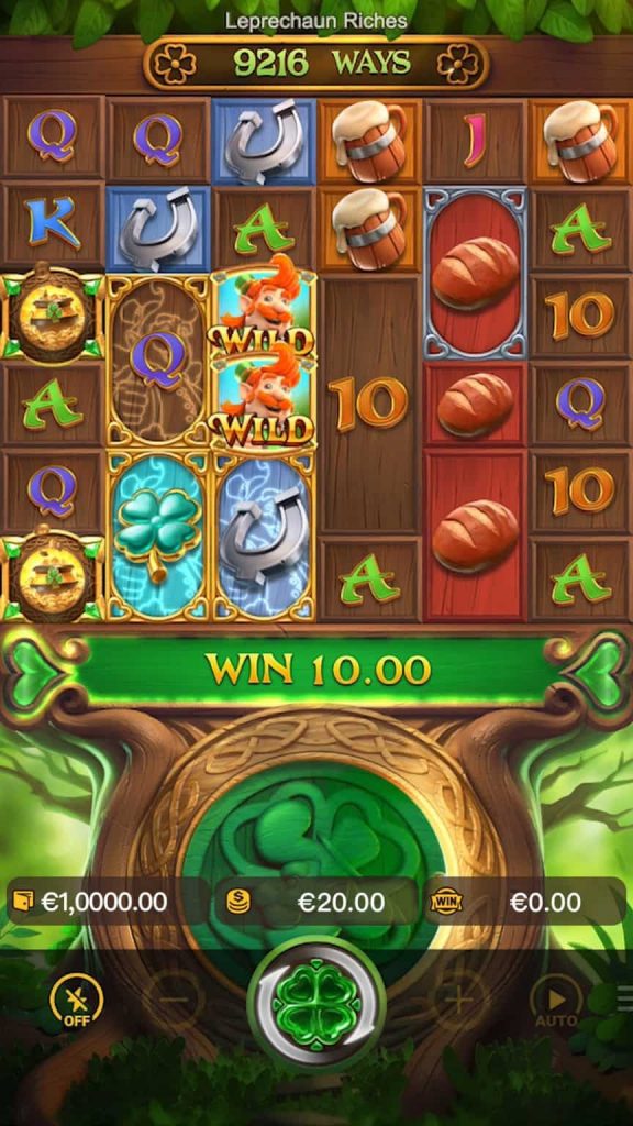 รีวิวเกมสล็อต Leprechaun Riches สมบัติของภูติจิ๋ว