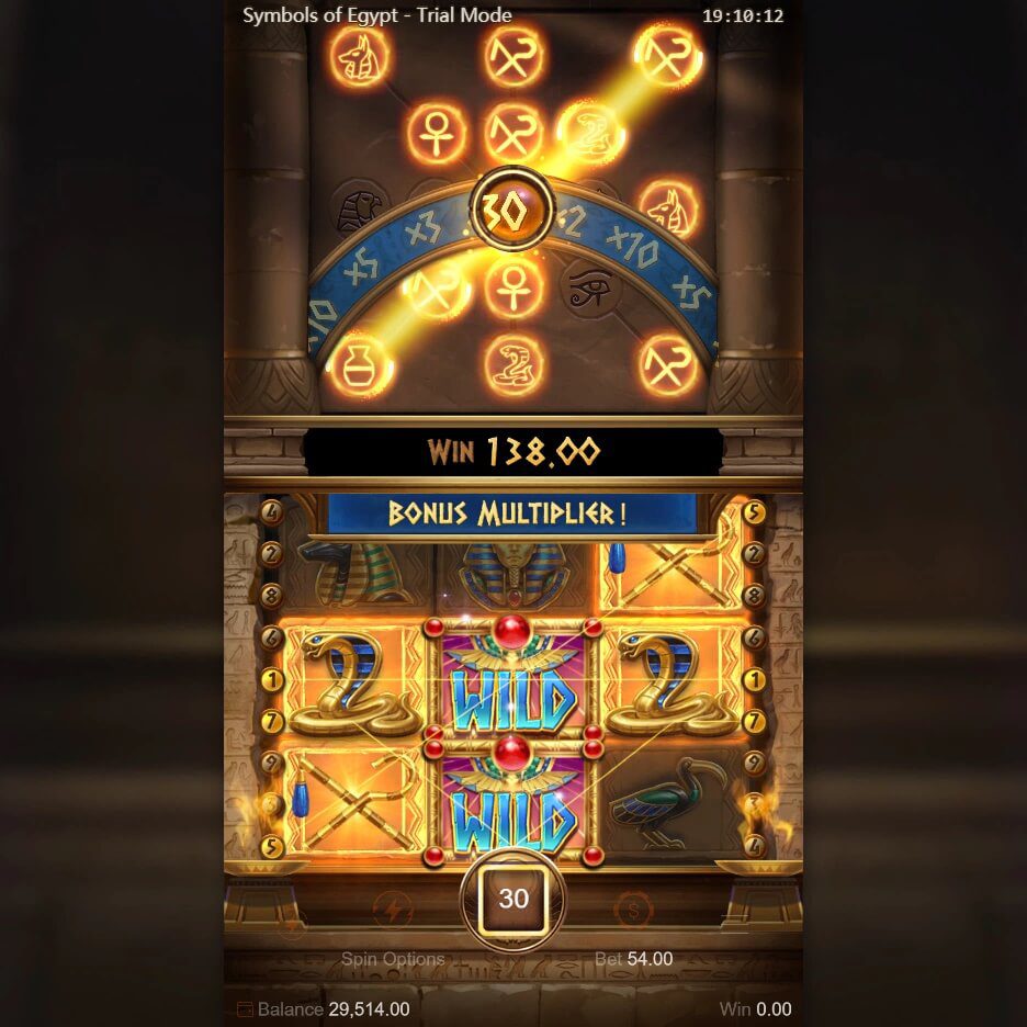 รีวิวเกมส์สล็อต Symbols of Egypt ค่าย PGSLOT มหาพรีมิดแห่งกีซา