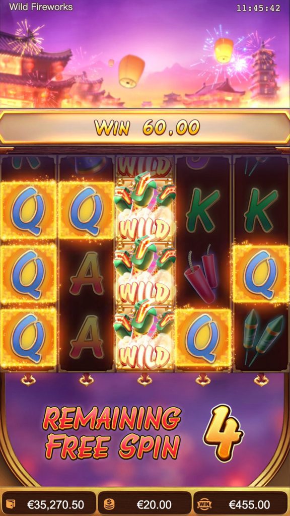 รีวิวเกมสล็อต Wild Fireworks แตกบ่อย 2021 - PG SLOT