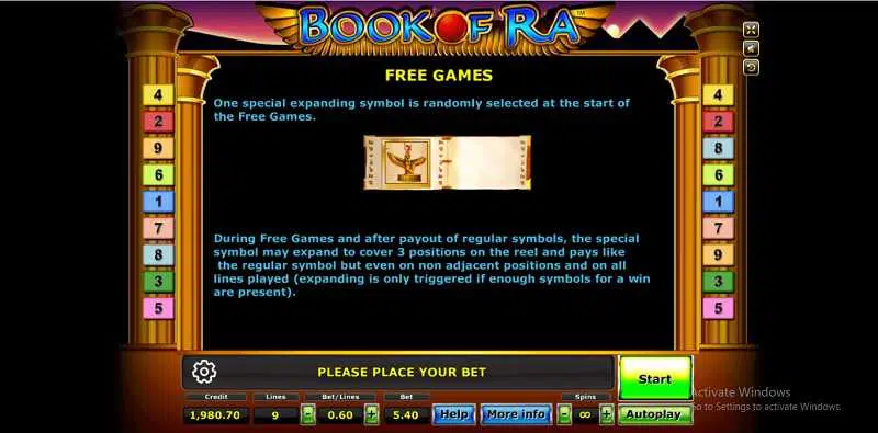 รีวิวเกมสล็อต BOOK OF RA