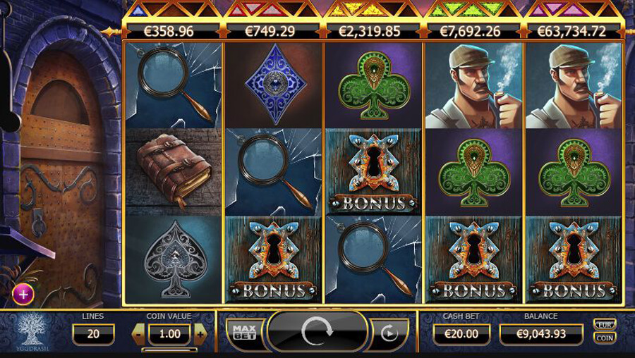 ลักษณะของเกม Holmes And The Stolen Stones