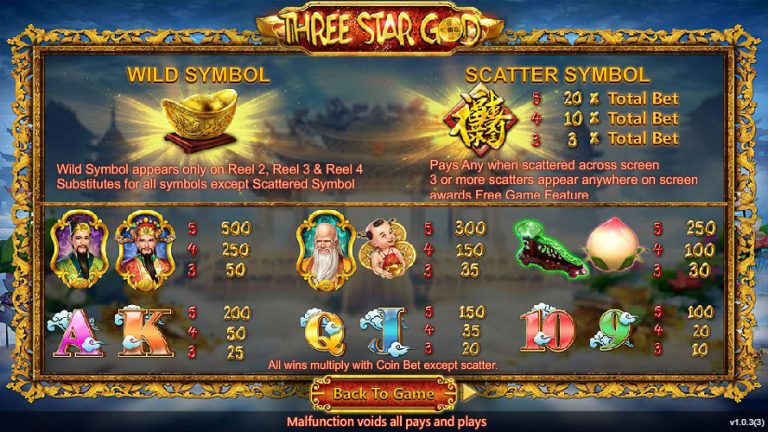 สล็อต Three Star God - Sagame66