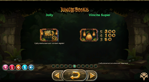 สัญลักษณ์พิเศษภายในเกมJungle Books