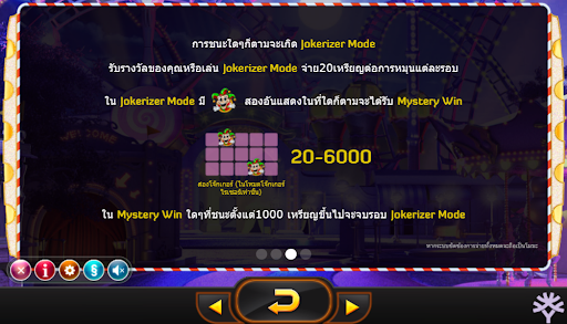 สัญลักษณ์พิเศษภายในเกมJokerizer