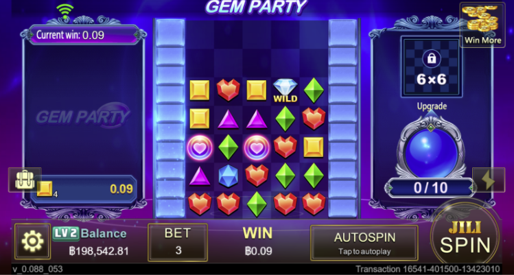 ค่ายเกม jili ขอแนะนำสล็อตปาร์ตี้อัญมณี Gem Party