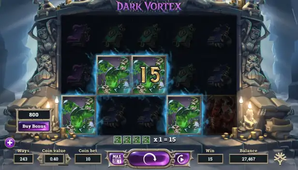 ฟีเจอร์พิเศษภายในเกม dark-vortex