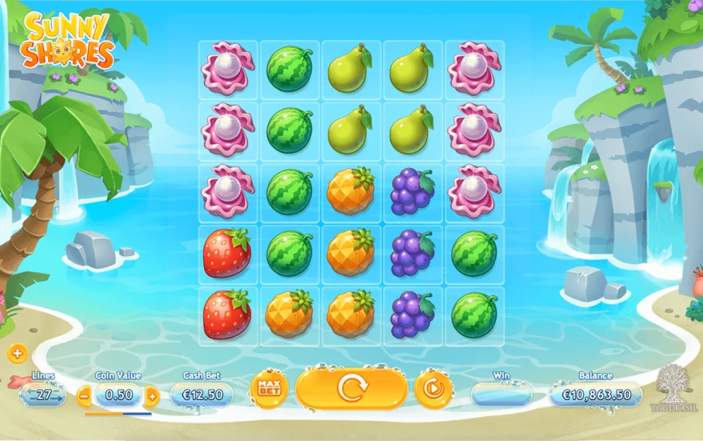 ลักษณะของเกม sunny shores