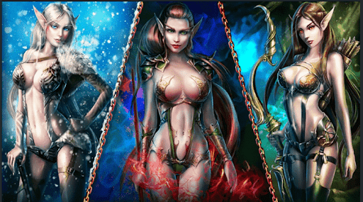 ฟีเจอร์ภายในเกม Elven Princesses