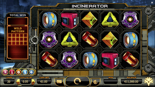 ลักษณะของเกม Incinerator